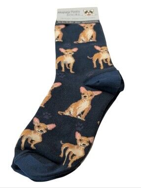 Happy Tails Chihuahua Dog Socks New With Tags